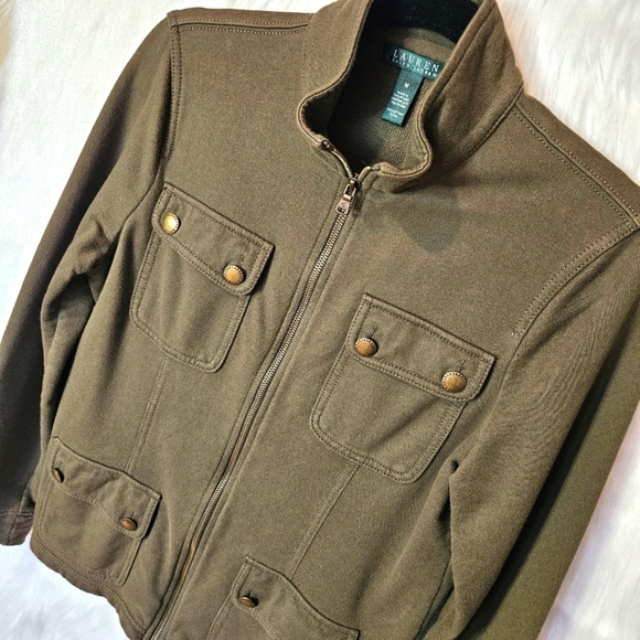 Ralph Lauren Mock-Neck Soft Cargo Sweater - Picture 2 of 5